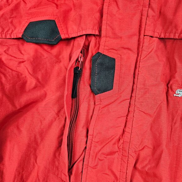 Stearns Jacket Mens M Multi-Guard Rain Parka Coat Red Nylon 8864 Dry Wear - Picture 7 of 13